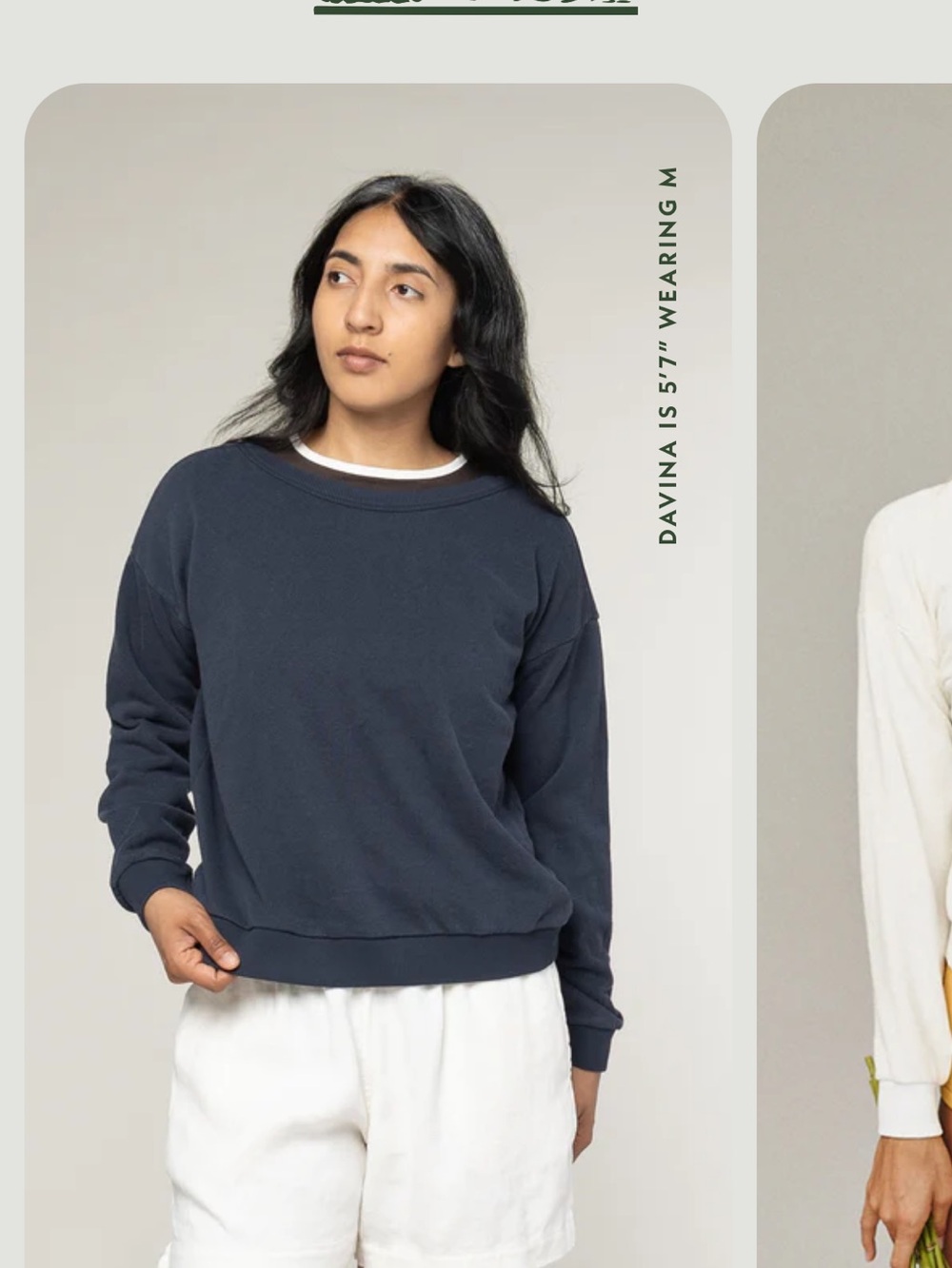 Jungmaven Navy Crew Sweatshirt